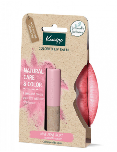 KNEIPP BALSAMO LABIAL COLOR NATURAL ROSE BARRA 3,5 G