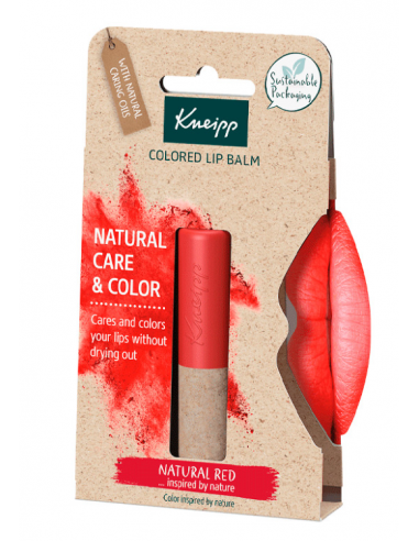 KNEIPP BALSAMO LABIAL COLOR NATURAL ROJO BARRA 3,5 G