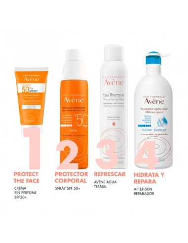 AVENE SOLAR CREMA SPF 50+ SIN PERFUME...