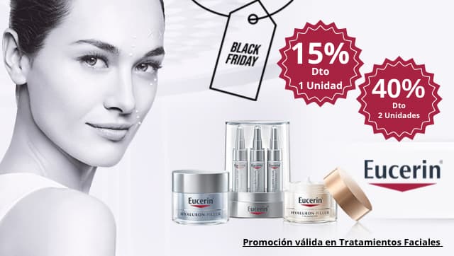 EUCERIN 40% DTO EN 2ª UNIDAD O 15% DTO EN 1 UNIDAD