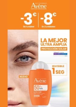 AVENE PROTECTORES SOLARES -3 € Y -8 €